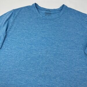 Patagonia Capilene Cool Short Sleeve Shirt Mens XXL Blue Heathered Performance